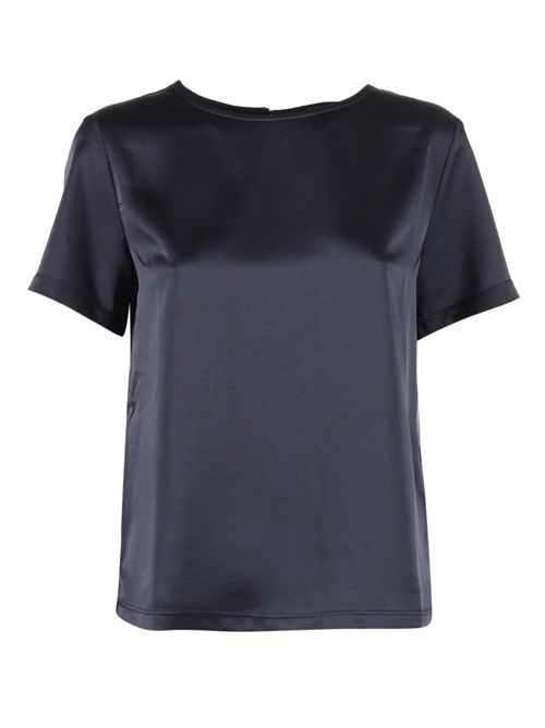 T-shirt WKDZONA in raso e jersey Blu WEEKEND MAX MARA | 2615941011600005
